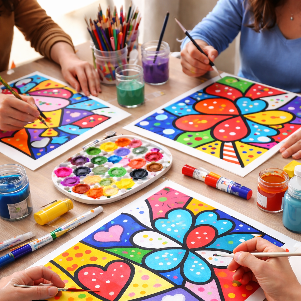 Bright, Bold, and Joy‑ Filled Acrylic Painting - logo